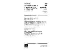 IEC 60747-3-1 Ed. 1.0 b:1986, Semiconductor devices - Discrete devices - Part 3: Signal (including switching) and regulator diodes - Section One: ... diodes and controlled-avalanche diodes
