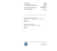 IEC 60749-8 Ed. 1.0 b:2002, Semiconductor devices - Mechanical and climatic test methods - Part 8: Sealing