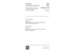 IEC 60793-1-32 Ed. 1.0 b:2001, Optical fibres - Part 1-32: Measurement methods and test procedures - Coating strippability