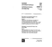 IEC 60807-3 Ed. 1.0 b:1990, Rectangular connectors for frequencies below 3 MHz. Part 3: Detail specification for a range of connectors with ... contact types with closed crimp barrels, rear