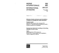 IEC 60811-3-1 Ed. 1.0 b:1985, Common test methods for insulating and sheathing materials of electric cables - Part 3: Methods specific to PVC ... - Tests for resistance to cracking