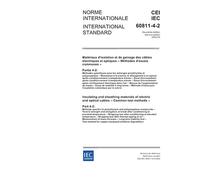IEC 60811-4-2 Ed. 2.0 b:2004, Insulating and sheathing materials of electric and optical cables - Common test methods - Part 4-2: Methods specific to ... and elongation at break after conditioning at