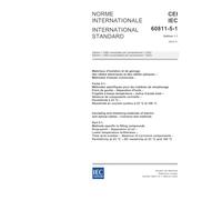 IEC 60811-5-1 Ed. 1.1 b:2004, Insulating and sheathing materials of electric and optical cables - Common test methods - Part 5-1: Methods specific to ... temperature brittleness - Total acid number -