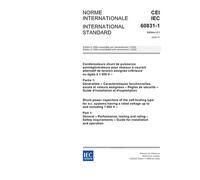IEC 60831-1 Ed. 2.1 b:2002, Shunt power capacitors of the self-healing type for a.c. systems having voltage up to and including 1000 V - Part ... requirements - Guide for installation and ope