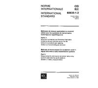 IEC 60835-1-2 Ed. 1.0 b:1992, Methods of measurement for equipment used in digital microwave radio transmission systems - Part 1: Measurements common ... stations - Section 2: Basic characteristics