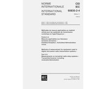IEC 60835-2-4 Ed. 1.1 b:1998, Methods of measurement for equipment used in digital microwave radio transmission systems - Part 2: Measurements on ... including modulator/demodulator