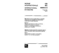 IEC 60835-3-5 Ed. 1.0 b:1994, Methods of measurement for equipment used in digital microwave radio transmission systems - Part 3: Measurement on ... stations - Section 5: Up- and down-converters