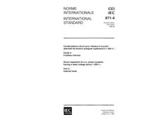IEC 60871-4 Ed. 1.0 b:1996, Shunt capacitors for AC power systems having voltage above 1000 V - Part 4: Internal fuses