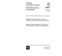 IEC 60897 Ed. 1.0 b:1987, Methods for the determination of the lightning breakdown voltage of insulating liquids