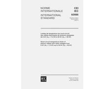 IEC 60986 Ed. 2.0 b:2000, Short-circuit temperature limits of electric cables with rated voltages from 6 kV (Um = 7,2 kV) up to 30 kV (Um = 36 kV)