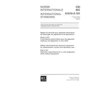 IEC 61010-2-101 Ed. 1.0 b:2002, Safety requirements for electrical equipment for measurement, control and laboratory use - Part 2-101: Particular ... in vitro diagnostic (IVD) medical equipment