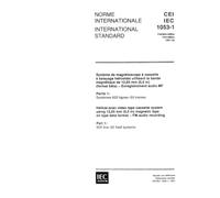IEC 61053-1 Ed. 1.0 b:1991, Helical-scan video tape cassette system using 12,65 mm (0,5 in) magnetic tape on type Beta format - FM audio recording - Part 1: 625 line-50 field systems