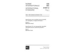 IEC 61061-2 Ed. 1.1 b:2001, Specification for non-impregnated, densified laminated wood for electrical purposes - Part 2: Methods of test