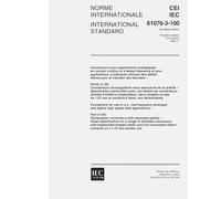 IEC 61076-3-100 Ed. 1.0 b:1999, Connectors for use in d.c., low-frequency analogue and digital high speed data applications - Part 3-100: Rectangular ... a range of shielded connectors with trapezoid