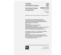 IEC 61076-4-104 Ed. 1.0 b:1999, Connectors for use in d.c., low frequency analogue and digital high speed data applications - Part 4-104: Printed ... for two-part modular connectors, basic grid o