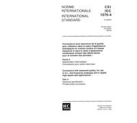 IEC 61076-4 Ed. 1.0 b:1995, Connectors with assessed quality, for use in d.c., low-frequency analogue and in digital high-speed data applications - ... specification - Printed board connectors