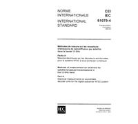 IEC 61079-4 Ed. 1.0 b:1993, Methods of measurement on receivers for satellite broadcast transmissions in the 12 GHz band - Part 4: Electrical ... units for the digital subcarrier NTSC system