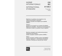 IEC 61108-2 Ed. 1.0 b:1998, Maritime navigation and radiocommunication equipment and systems - Global navigation satellite systems (GNSS) - Part 2: ... - Performance standards, methods of testi