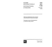 IEC 61126 Ed. 1.0 b:1992, Procedure for use in the preparation of maximum lamp outlines