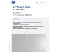 IEC 61162-3 Amd.2 Ed. 1.0 en:2014, First Edition: Amendment 2 - Maritime navigation and radiocommunication equipment and systems - Digital interfaces - Part 3: Serial data instrument network