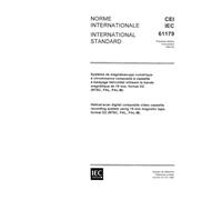 IEC 61179 Ed. 1.0 b:1993, Helical-scan digital composite video cassette recording system using 19 mm magnetic tape, format D2 (NTSC, PAL, PAL-M)
