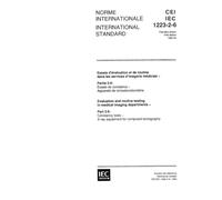 IEC 61223-2-6 Ed. 1.0 b:1994, Evaluation and routine testing in medical imaging departments - Part 2-6: Constancy tests - X-ray equipment for computed tomography