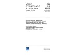 IEC 61225 Ed. 2.0 b:2005, Nuclear power plants - Instrumentation and control systems important to safety - Requirements for electrical supplies