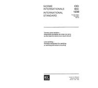 IEC 61230 Ed. 1.0 b:1993, Live working - Portable equipment for earthing or earthing and short-circuiting