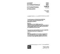 IEC 61248-4 Ed. 1.0 b:1996, Transformers and inductors for use in electronic and telecommunication equipment - Part 4: Sectional specification for ... basis of the capability approval procedure