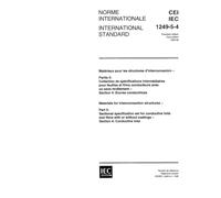 IEC 61249-5-4 Ed. 1.0 b:1996, Materials for interconnection structures - Part 5: Sectional specification set for conductive foils and films with or without coatings - Section 4: Conductive inks