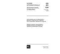 IEC 61256 Ed. 1.0 b:1996, Radiation protection instrumentation - Installed monitors for the detection of radioactive contamination of laundry