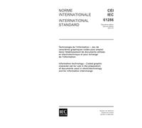 IEC 61286 Ed. 2.0 b:2001, Information technology - Coded graphic character set for use in the preparation of documents used in electrotechnology and for information interchange