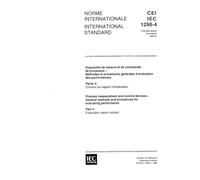 IEC 61298-4 Ed. 1.0 b:1995, Process measurement and control devices - General methods and procedures for evaluating performance - Part 4: Evaluation report content