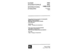 IEC 61300-2-22 Ed. 1.0 b:1995, Fibre optic interconnecting devices and passive components - Basic test and measurement procedures - Part 2-22: Tests - Change of temperature