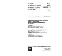 IEC 61300-3-15 Ed. 1.0 b:1995, Fibre optic interconnecting devices and passive components - Basic test and measurement procedures - Part 3-15: ... of a convex polished ferrule endface