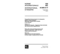 IEC 61300-3-17 Ed. 2.0 b:1999, Fibre optic interconnecting devices and passive components - Basic test and measurement procedures - Part 3-17: ... - Endface angle of angle-polished ferrules