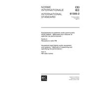 IEC 61305-2 Ed. 1.0 b:1997, Household high-fidelity audio equipment and systems - Methods of measuring and specifying the performance - Part 2: FM radio tuners