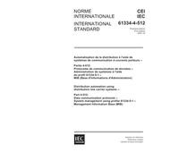 IEC 61334-4-512 Ed. 1.0 b:2001, Distribution automation using distribution line carrier systems - Part 4-512: Data communication protocols - System ... 61334-5-1 - Management Information Base (MIB)