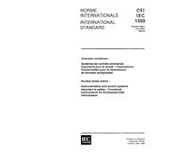 IEC 61500 Ed. 1.0 b:1996, Nuclear power plants - Instrumentation and control systems important to safety - Functional requirements for multiplexed data transmission