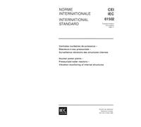 IEC 61502 Ed. 1.0 b:1999, Nuclear power plants - Pressurized water reactors - Vibration monitoring of internal structures