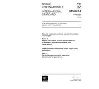IEC 61558-2-1 Ed. 1.0 b:1997, Safety of power transformers, power suply units and similar - Part 2: Particular requirements for separating transformers for general use