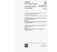 IEC 61558-2-13 Ed. 1.0 b:1999, Safety of power transformers, power supply units and similar devices - Part 2-13: Particular requirements for auto-transformers for general use