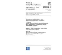 IEC 61558-2-9 Ed. 1.0 b:2002, Safety of power transformers, power supply units and similar products - Part 2-9: Particular requirements for ... III handlamps for tungsten filament lamps