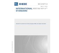 IEC 61671-5 Ed. 1.0 es:2016, primera edición: estándar para el lenguaje de marcado automático de prueba (ATML) descripción del adaptador de prueba