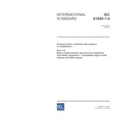 IEC 61850-7-4 Ed. 1.0 en:2003, Communication networks and systems in substations - Part 7-4: Basic communication structure for substation and feeder ... logical node classes and data classes