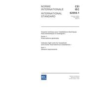 IEC 62094-1 Ed. 1.0 b:2002, Indicator light units for household and similar fixed-electrical installations - Part 1: General requirements