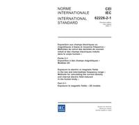 IEC 62226-2-1 Ed. 1.0 b:2004, Exposure to electric or magnetic fields in the low and intermediate frequency range - Methods for calculating the ... - Part 2-1: Exposure to magnetic fields -