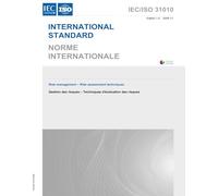 IEC/ISO 31010:2009, Primera Edición: Gestión de riesgos - Técnicas de evaluación de riesgos