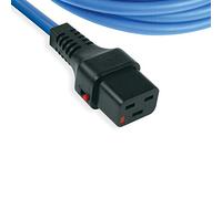 IEC Lock - Cable alargador (C19/C20 2 m Azul