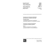 IEC/TR 60727-1 Ed. 1.0 b:1982, Evaluation of electrical endurance of electrical insulation systems. Part 1: General considerations and evaluation procedures based on normal distributions